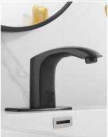 Robinet intelligent à capteur infrarouge automatique à trou unique, économiseur d'eau avec détecteur de mouvement pour salle de bain ou hôpital