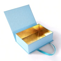 Boîtes cadeaux pliantes pas chères, personnalisées, imprimées, en papier magnétique, avec cordon élastique