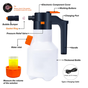Vente en gros de pulvérisateurs à mousse électriques, pulvérisateurs d'eau portables, pulvérisateurs pour lavage de voiture - Product Image 3