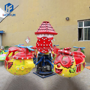 เครื่องเล่นเฮลิคอปเตอร์บนเครื่องบินไฟเบอร์กลาสขนาดเล็กสำหรับเด็กห้างสรรพสินค้าร้านค้ากลางแจ้ง - Product Image 3