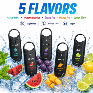 Spray Bucal Personalizado para Refrescar el Aliento, Sin Alcohol, Sin Azúcar, Vegano, Portátil, con Mosquetón, Spray Bucal Refrescante, Logotipo Personalizado - Product Image 6
