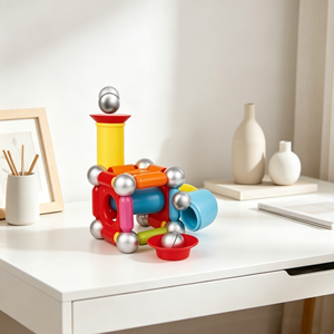 Blocchi Magnetici da Costruzione Eli Toys, Ecologici in Plastica ABS, Blocchi Educativi STEM per Costruzioni - Product Image 2
