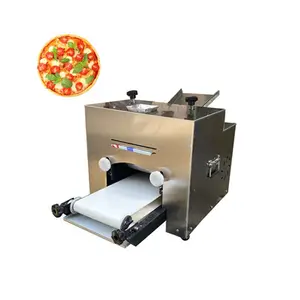 Máquina de prensado de masa laminadora de masa para hacer pan de pan plano redondo fino pan plano grande