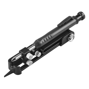 Crayon de marquage multifonctionnel 4-en-1 pour le travail du bois, crayon de charpentier personnalisé pour trous profonds, avec recharge - Product Image 4