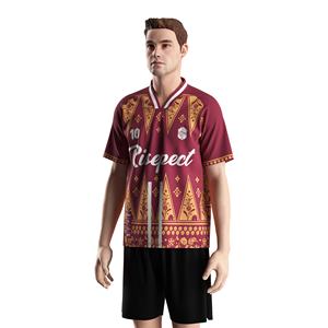 Kaus klub pakaian sepak bola untuk pria, Polo Jersey sepak bola anti-keringat cepat kering untuk latihan & persiapan - Product Image 3