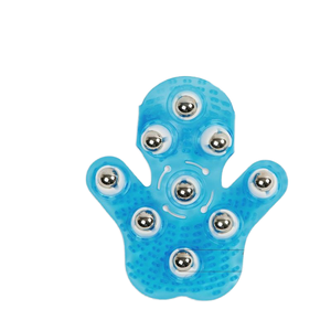 背中の体の脚と足の使用のための回転ローラーパーム型フィットネスマッサージャーを備えたセルライトスムージングマッサージミット - Product Image 2