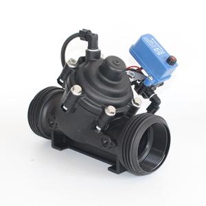 Válvula de Control de Riego Solar por Pulso Remoto de 1.6 Pulgadas de Diámetro, Control de Flujo, Uso Agrícola, Plástico, Electrónica, Manual, Normalmente Cerrada - Product Image 2