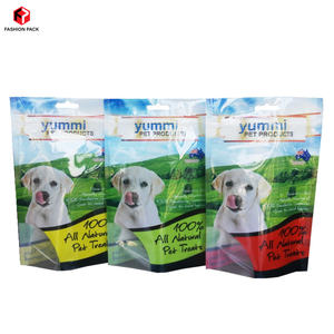 Sac d'emballage refermable pour aliments, lot de 50 pièces, impression personnalisée, pochette en plastique, Pet, chien quantité minimale de commande chat, avec fenêtre en forme - Product Image 6