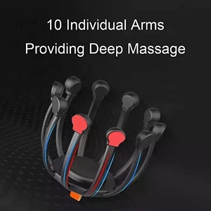 Vibration en Silicone de haute qualité 10 têtes <span class=keywords><strong>Massage</strong></span> de tête d'<span class=keywords><strong>araignée</strong></span> masseur de tête de pieuvre électrique pour la détente et la santé - Product Image 3