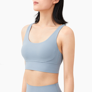 Sujetador deportivo clásico con espalda cruzada y acolchado para yoga, ropa interior deportiva, top de fitness para yoga, sujetador deportivo para mujer - Product Image 5