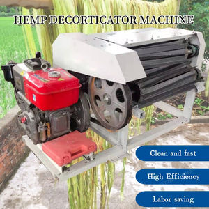 Máquina semiautomática decorticadora de cáñamo Máquina extractora de fibra de cáñamo Máquina de cáñamo Ambary - Product Image 2