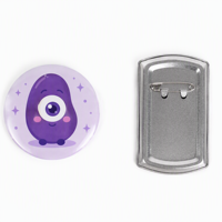 Badges personnalisés en fer blanc sur mesure pour sacs et accessoires, épingles personnalisées avec logo et photo pour événements, cadeaux et souvenirs de fête