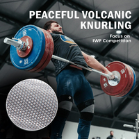 Barre de musculation fixe chromée Rouser Fitness WL-CP-28, barre de musculation professionnelle pour entraînement de force en salle de sport commerciale