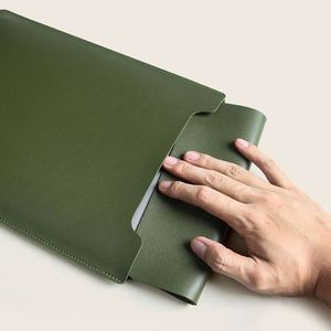 Design Factory Price 3-in-1 <b>Laptop</b> Bag Stand Mouse Pad 11-16 Inches PU Leather Notebook Cover <b>Laptop</b> <b>Sleeve</b> Case Handmade - Product Image 6