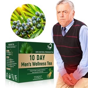 Té de Bienestar Masculino Chinaherbs con Saw Palmetto, Ginseng, Maca, Ortiga, Bayas de Goji, Menta Verde, Semillas de Calabaza, Té Verde - Product Image 1