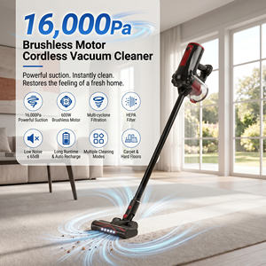 Lightweight Cordless Handheld Vacuum Cleaner 600W Motor 16kPa Powerful Suction Rechargeable Portable Vacuum For Home - Product Image 1