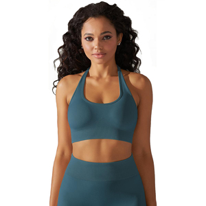 High Quality Custom Logo Women's Sexy Plus Size Yoga Bra Backless Running Sports Fitness Sports Yoga Bra - Product Image 3