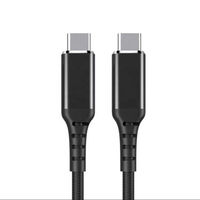 Câble PD à charge rapide USB C 100W en Nylon tressé avec e-mark pour téléphone portable et ordinateur portable, prix d'usine