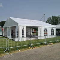 ONE HOTEL Tente de réception moderne en aluminium avec couverture en PVC blanc imperméable, grande tente d'extérieur pour mariage, fête d'entreprise et événements
