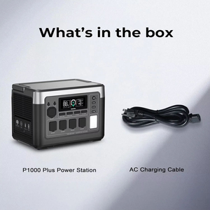 สำหรับสถานีไฟฟ้าพกพา P1000 Plus 1024Wh 320000mAh 1200W จ่ายไฟแบบ Pure Sine Wave พร้อมฟังก์ชั่น Jump Starter - Product Image 2
