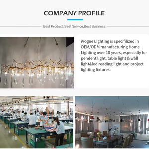 Nhà sản xuất mới trang trí thiết bị chiếu sáng Bắc Âu <span class=keywords><strong>LED</strong></span> treo ánh sáng mặt dây chuyền thủy tinh cổ điển đèn chùm - Product Image 2