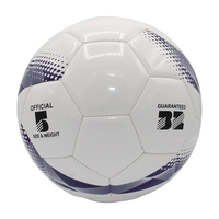 Ballon de football de taille officielle 5, professionnel, en PVC, cousu à la machine, pour l'entraînement
