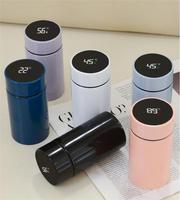 Botella de agua termo inteligente Premium SS304 de 500ML con pantalla LED de temperatura e información de té