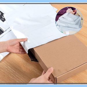 Oferta Especial: Bolsas de Poliéster Blancas para Envíos, Impresión de Logotipo Personalizado, Autosellables, a Prueba de Explosiones, Impermeables, para Logística - Product Image 4
