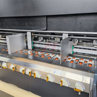 Nueva Máquina Automática de Alta Velocidad para Fabricación de Cajas de Cartón Corrugado ND-25000MBM, Ranuradora, Hendidora, Troqueladora