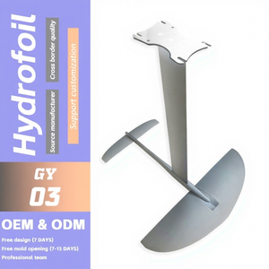 Nouvelle conception GY03 Hydrofoil en carbone 1153 cm² Wingfoil Kitesurf Planche de surf électrique noire unisexe pour lacs, rivières, océan - Product Image 1