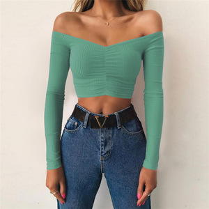 <span class=keywords><strong>Mujer</strong></span> 2020 más costilla sexy <span class=keywords><strong>de</strong></span> manga larga top casual <span class=keywords><strong>ropa</strong></span> <span class=keywords><strong>de</strong></span> entrenamiento <span class=keywords><strong>ropa</strong></span> disponible <span class=keywords><strong>en</strong></span> varios colores - Product Image 6