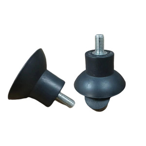 Pieds en caoutchouc de 46 mm de diamètre, 25 mm de hauteur avec vis de 8 mm pour l'absorption des chocs et l'isolation des vibrations - Product Image 2