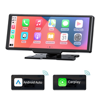 Caméra embarquée avec écran tactile 4K de 10,26 pouces, CarPlay sans fil, Android Auto, écran avec caméra de recul