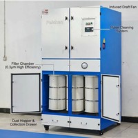 Collecteur de poussière industriel portable à cartouche, système d'extraction de poussière à jet pulsé haute efficacité pour le travail de découpe et de meulage des métaux