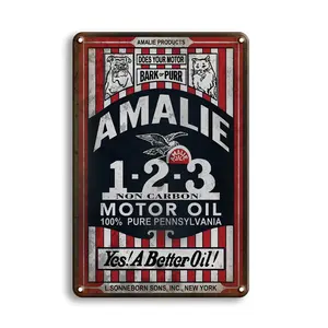 Placa retro de metal para decoración de coche, letrero de cueva para hombre, Estilo vintage retro, 2020