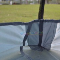 Tente de camping pour 2 à 4 personnes, imperméable, résistante au vent, double couche, pour le camping en famille