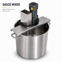 Cuve de mélange et de cuisson pour usine alimentaire avec agitateur électrique pour marinade en lots et assaisonnement – Équipement de traitement commercial