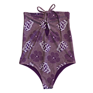 Traje de Baño Enterizo de Verano 2026 para Mujer, Estampado Floral Hawaiano, para Niñas, Adolescentes y Damas, sin Mangas - Product Image 4