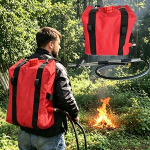<span class=keywords><strong>Sac</strong></span> à dos d'incendie robuste 20L en Oxford 600D 1000D 1680D <span class=keywords><strong>enduit</strong></span> PVC, imperméable et résistant à l'usure, pour les opérations en zone forestière, avec pompe manuelle - Product Image 1