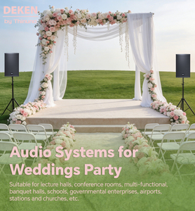 DEKEN FLEX P8 profesional multiusos 8 "100W altavoz <span class=keywords><strong>PA</strong></span> activo ajustable bajo/agudos altavoz de Audio para KTV/DJ/eventos - Product Image 1