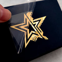 Etiqueta Adhesiva de Transferencia UV DTF 3D Personalizada, Resistente al Agua, con Logotipo en Relieve, para Botellas, Tazas y Vasos