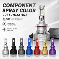 Fabricant et fournisseur d'ampoules LED SFIDA K7 Super Bright 9006 pour phares de voiture et de moto, 150W 15000LM