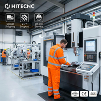Centre d'usinage CNC à portique large HiteCNC HLC2014, haute vitesse, haute précision, pour usinage lourd du métal, broche haute performance 50-6000 tr/min