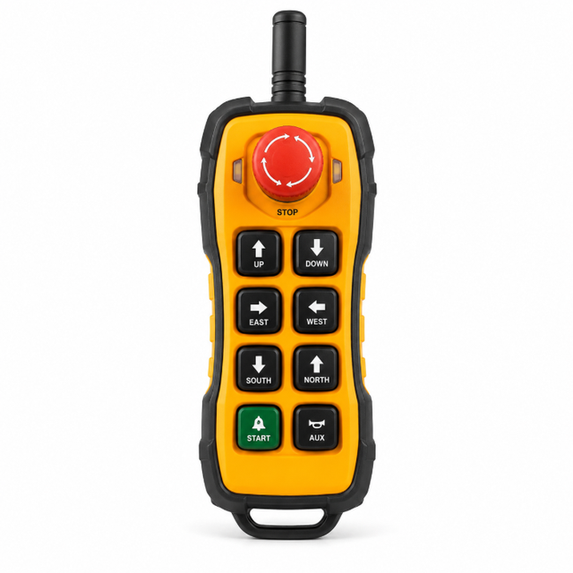 Hot Sale Industrial Wireless Crane Remote Control with Emergency Stop for Overhead Crane Hoist
