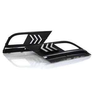 Feux de jour à LED, feux antibrouillard avant pour Volkswagen Sagitar 2015-2018, feux de pare-chocs en matériau ABS, étanches - Product Image 1