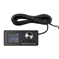 Amplificateur audio de voiture avec réglage du volume des haut-parleurs principaux et des caissons de basses, électronique automobile, télécommande filaire LCD