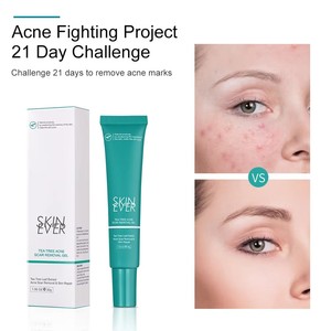 Loción de <span class=keywords><strong>crema</strong></span> facial de árbol de té de 30g, Gel blanqueador <span class=keywords><strong>para</strong></span> eliminación de acné con vitamina C <span class=keywords><strong>para</strong></span> piel dañada y reparación de espinillas, <span class=keywords><strong>Dermatitis</strong></span>, cuidado de la piel - Product Image 2