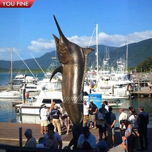 屋外の大きなストリートプールブロンズ魚の彫刻 - Product Image 6