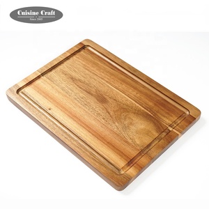 Commercio all'ingrosso tagliere Bistecca Tagliere con Succo di Scanalatura Blocco per Tritare Carne Formaggio - Product Image 3