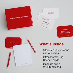Jeux de cartes pour briser les glaçages pour les couples et les réunions de famille : Nous ne sommes pas des inconnus dans ces jeux de cartes à thème - Product Image 3